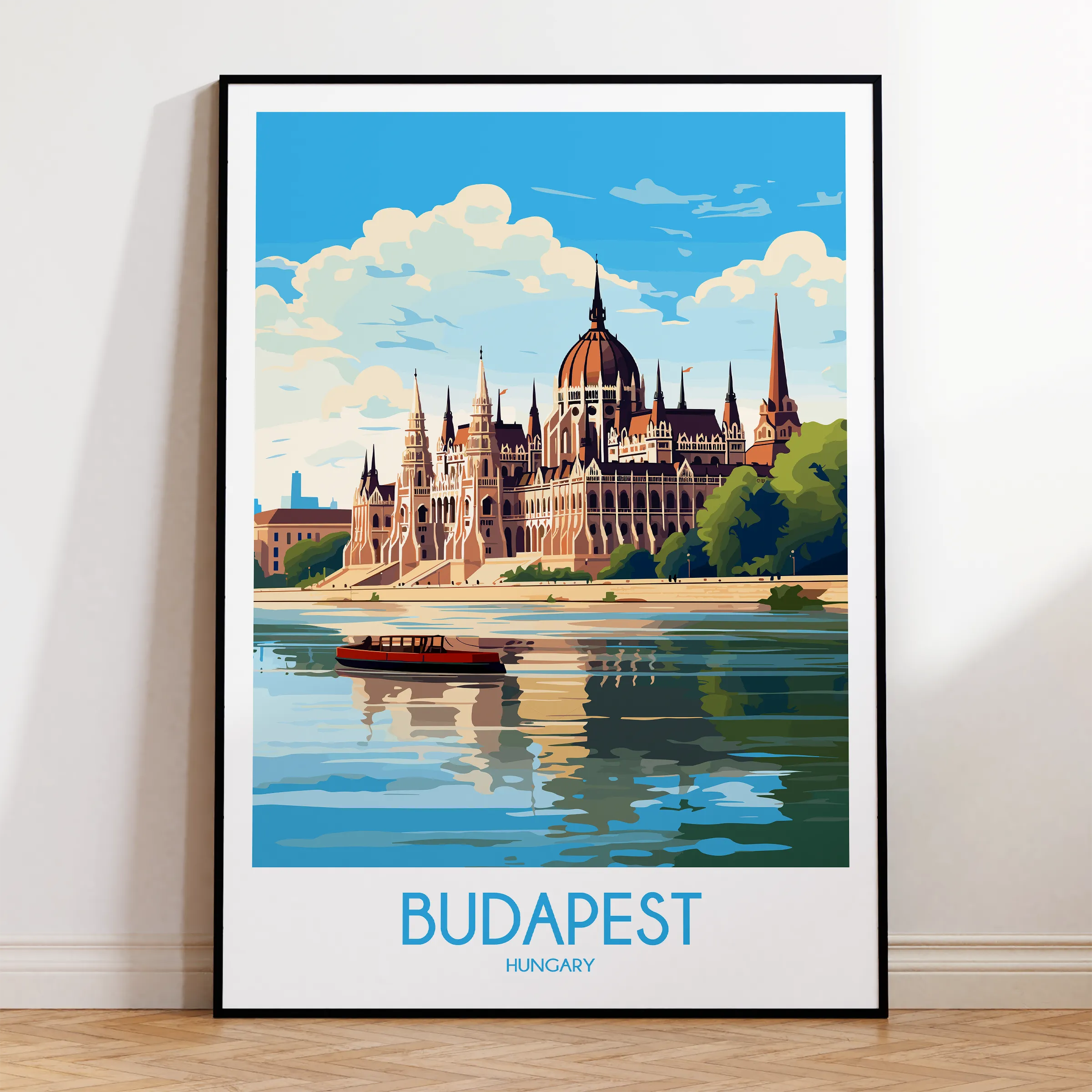 Budapest Destination Art Gift