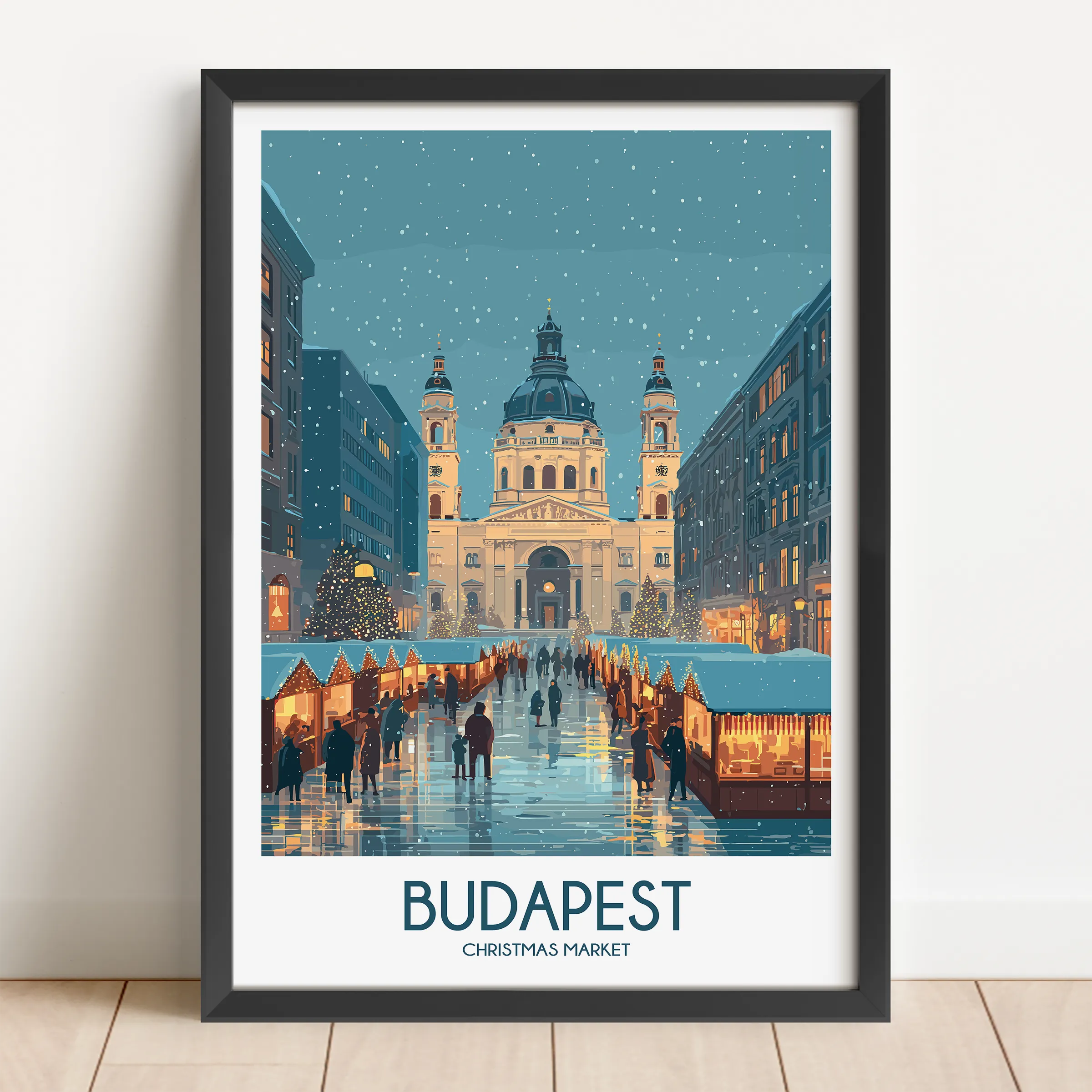 Budapest Minimalist Wall Art