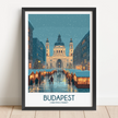 Budapest Minimalist Wall Art