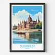 Budapest Minimalist Wall Art