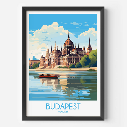 Budapest Minimalist Wall Art