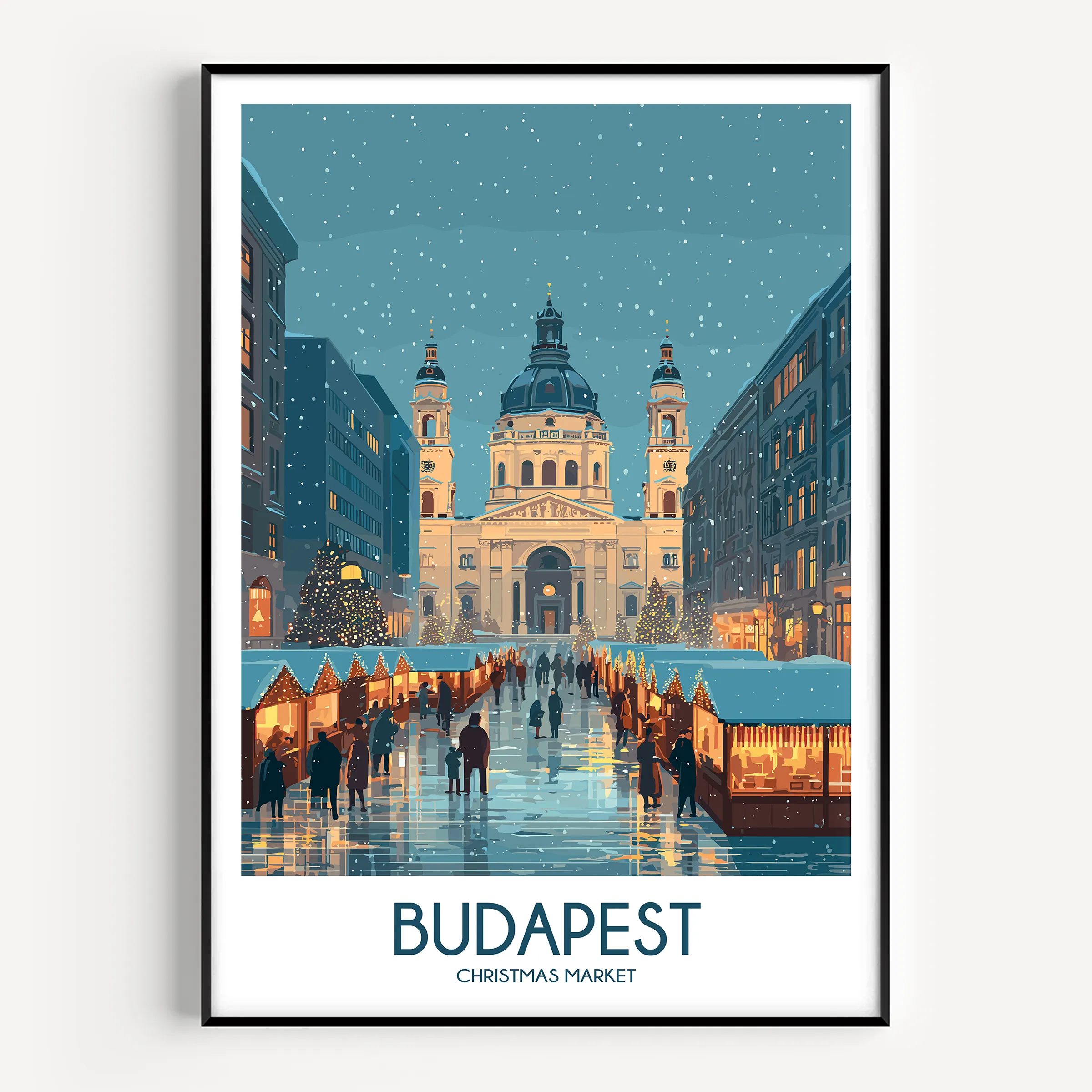 Budapest Scenic Landscape Art