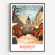 Budapest Souvenir Poster Print