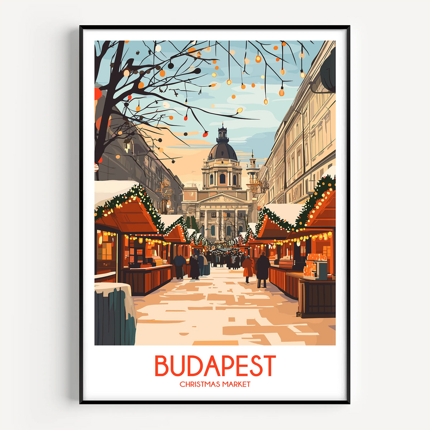 Budapest Souvenir Poster Print