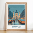 Budapest Vintage Style Print