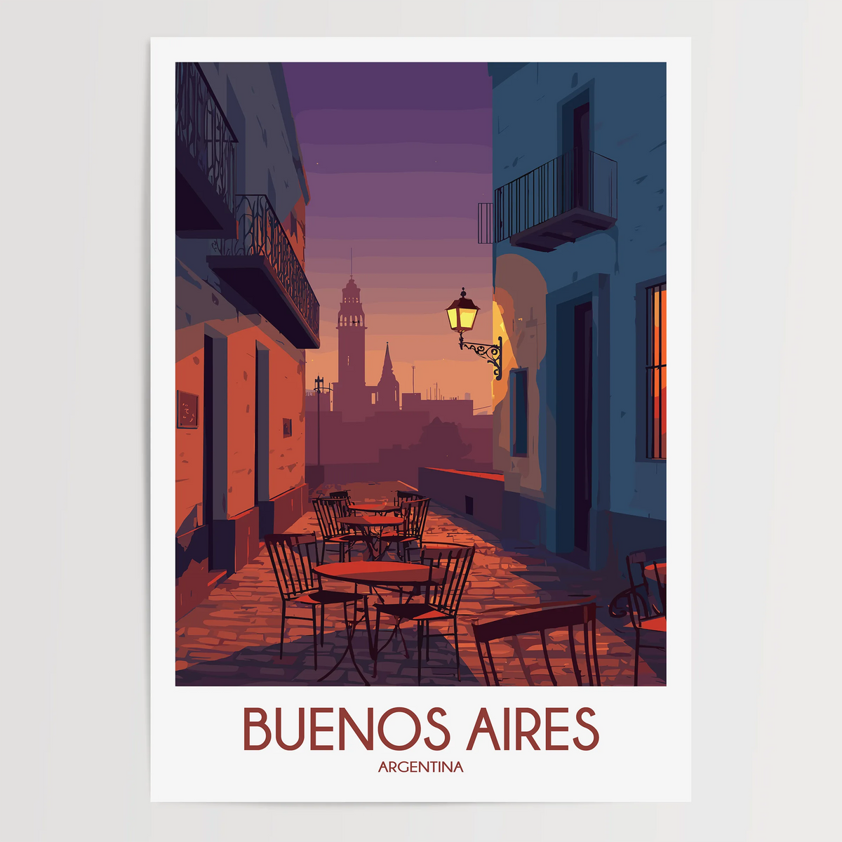 Buenos Aires Minimalist Wall Art