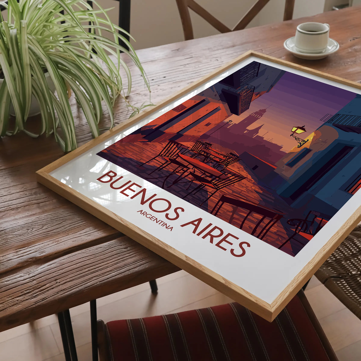 Buenos Aires Retro Travel Illustration