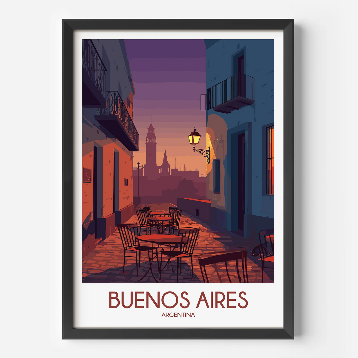 Buenos Aires Scenic Landscape Art