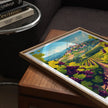 Burgundy Destination Art Gift