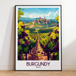 Burgundy Minimalist Wall Art