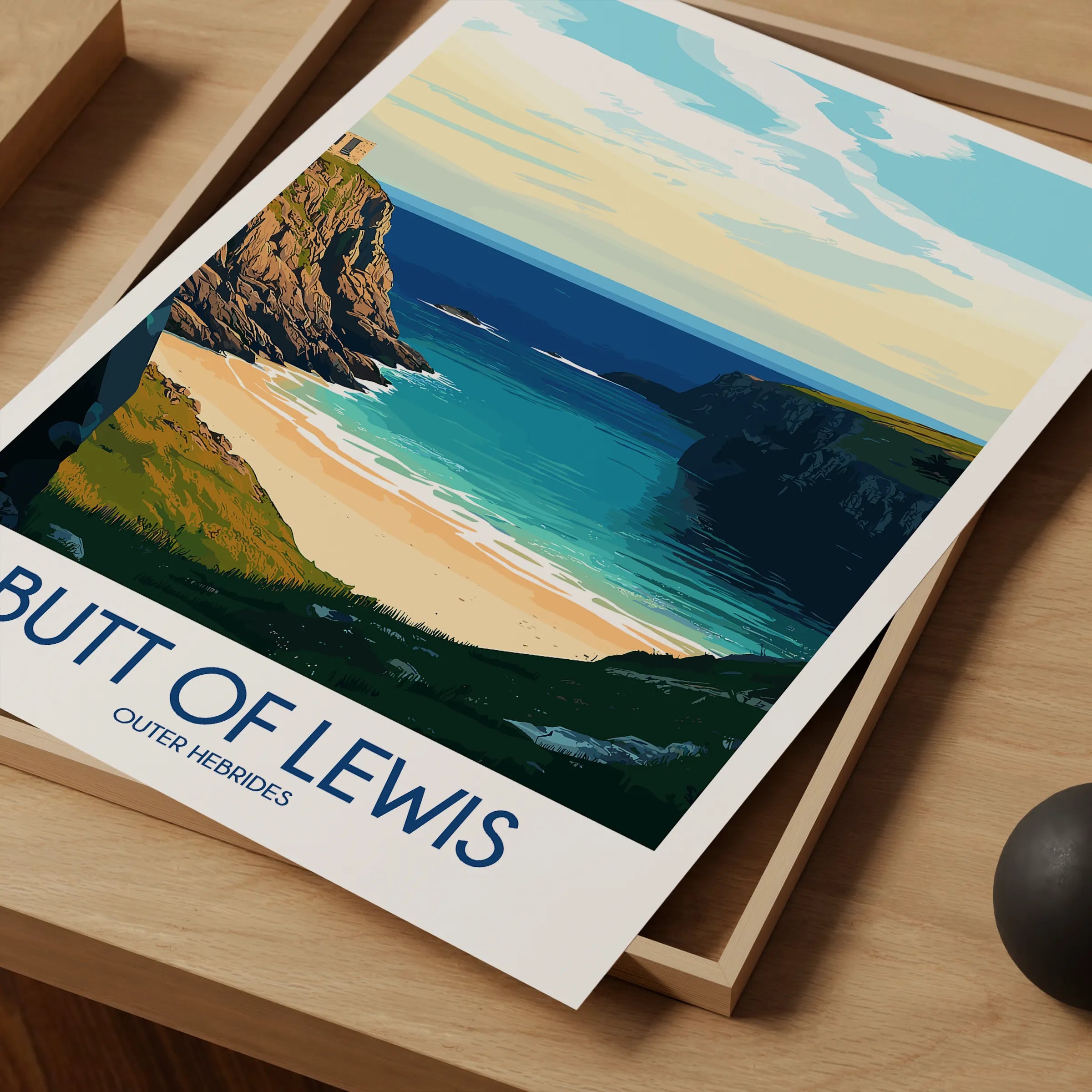 Butt Of Lewis Scenic Landscape Art