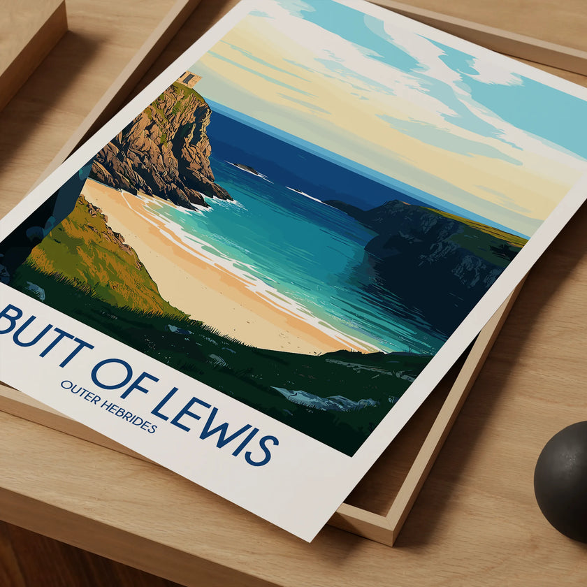 Butt Of Lewis Scenic Landscape Art