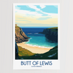 Butt Of Lewis Vintage Style Print