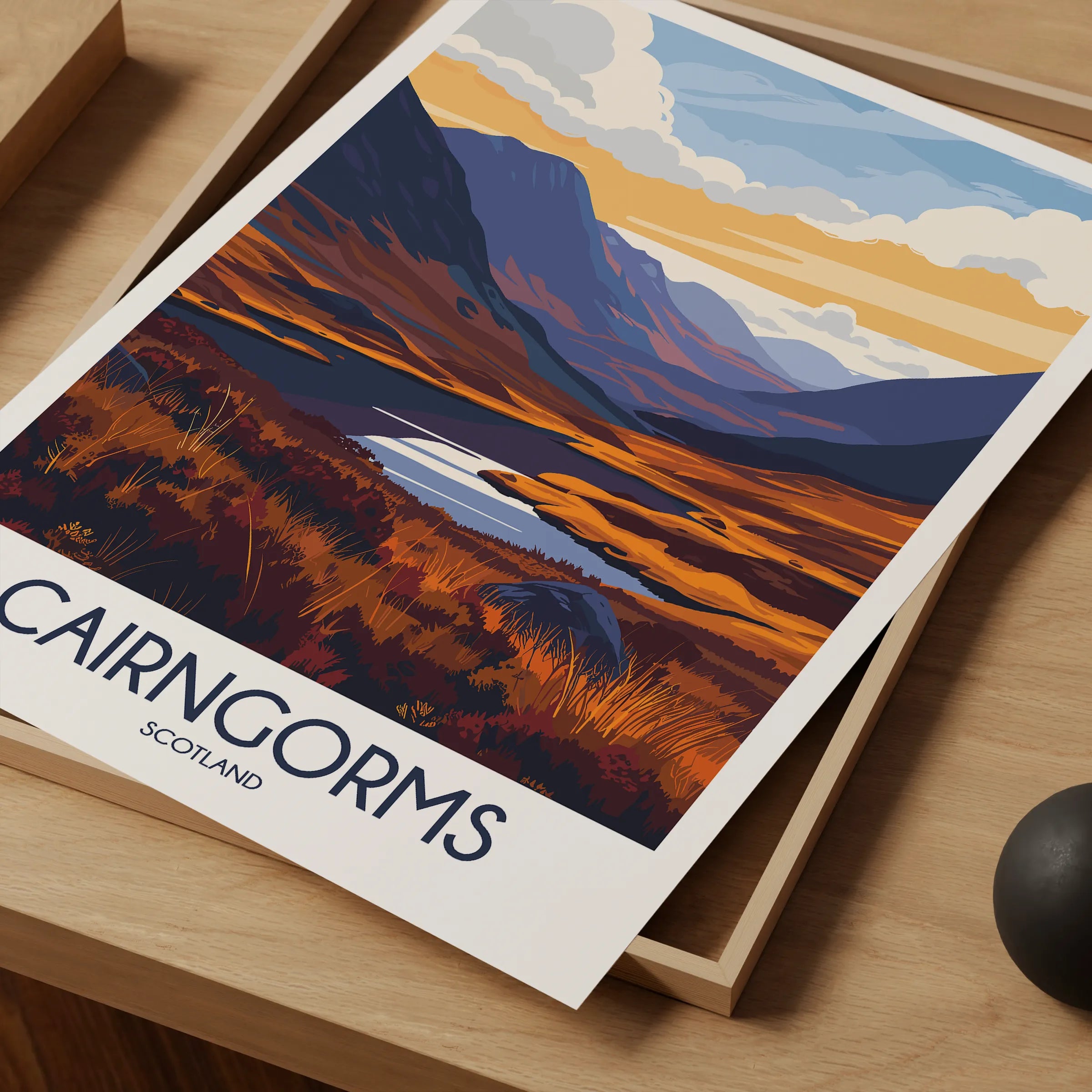 Cairngorms Minimalist Wall Art