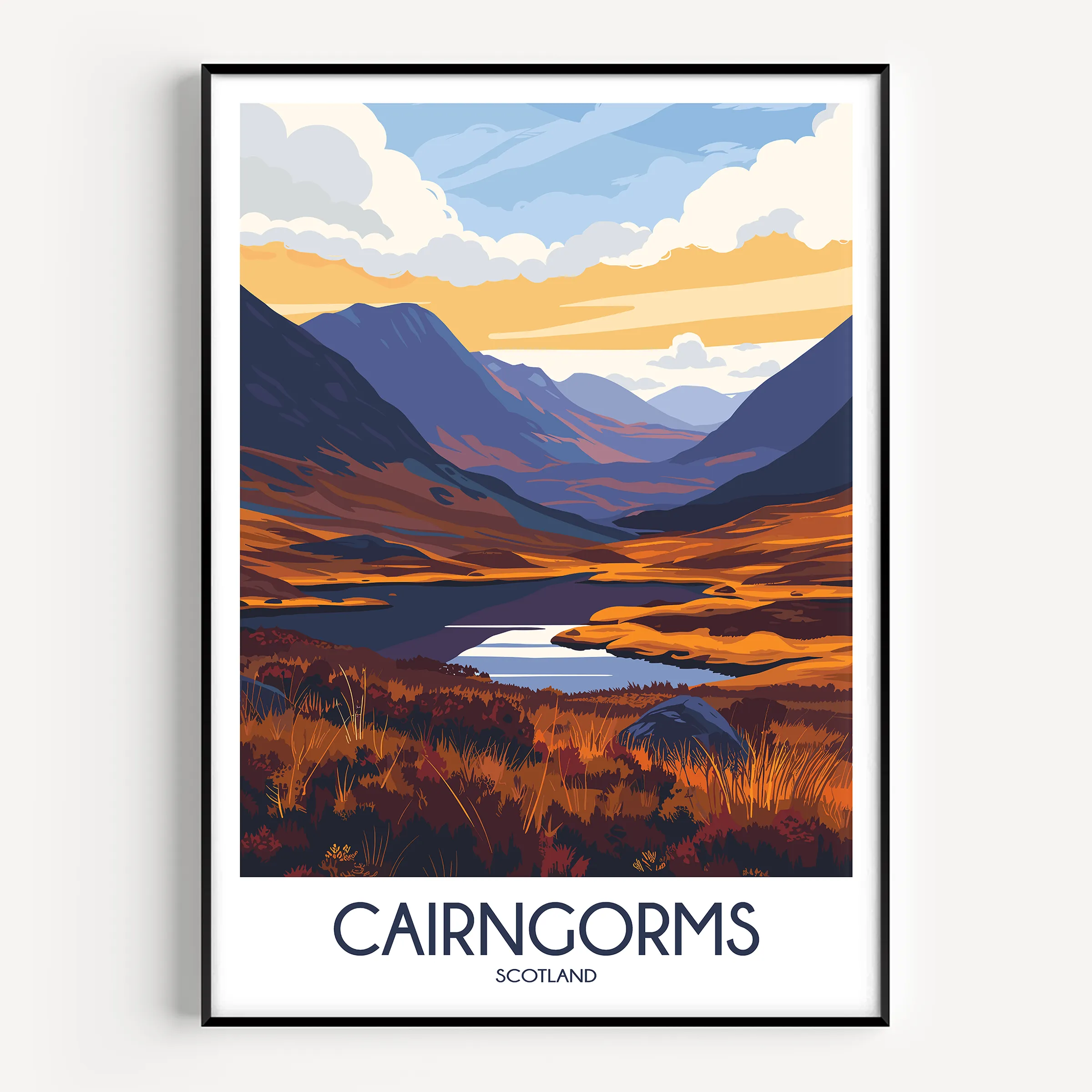 Cairngorms Souvenir Poster Print