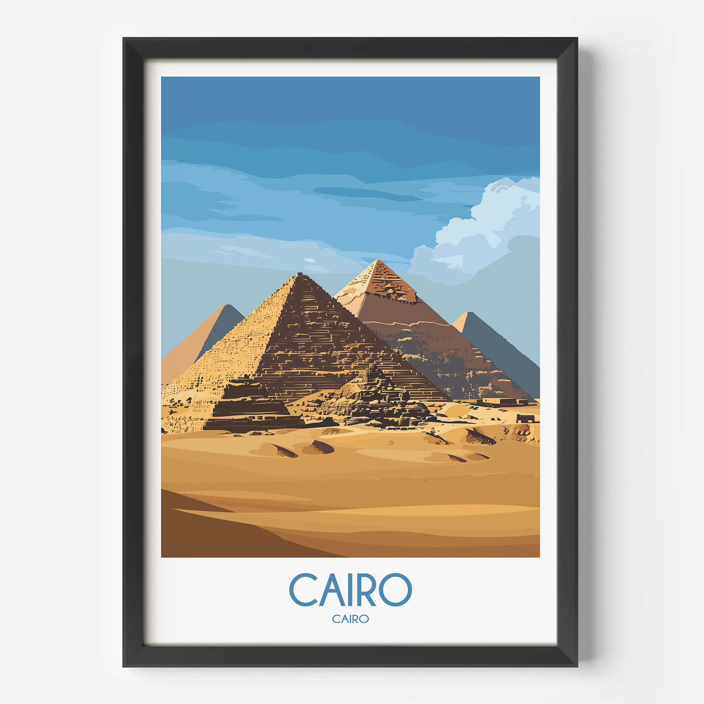 Cairo Scenic Landscape Art