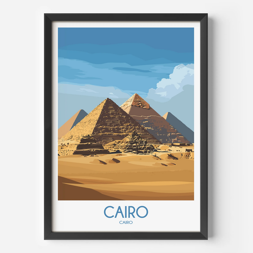 Cairo Scenic Landscape Art