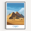 Cairo Vintage Style Print