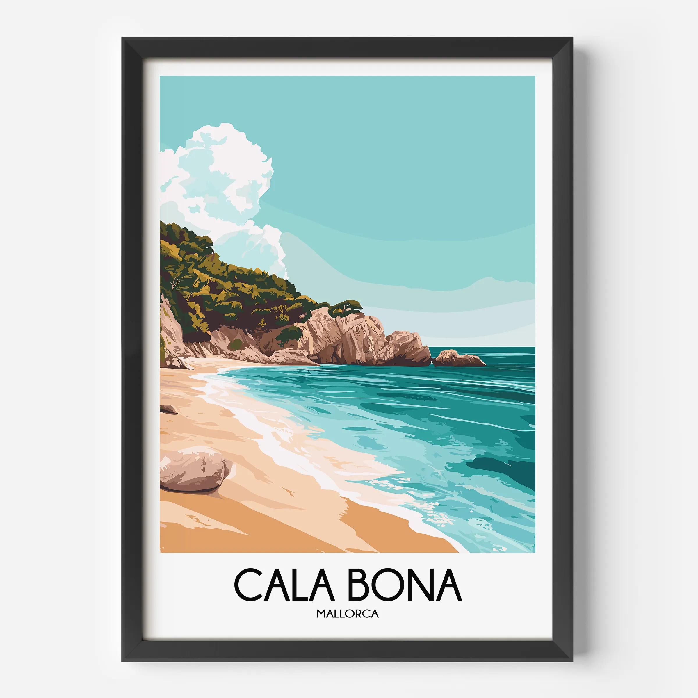 Cala Bona Minimalist Wall Art