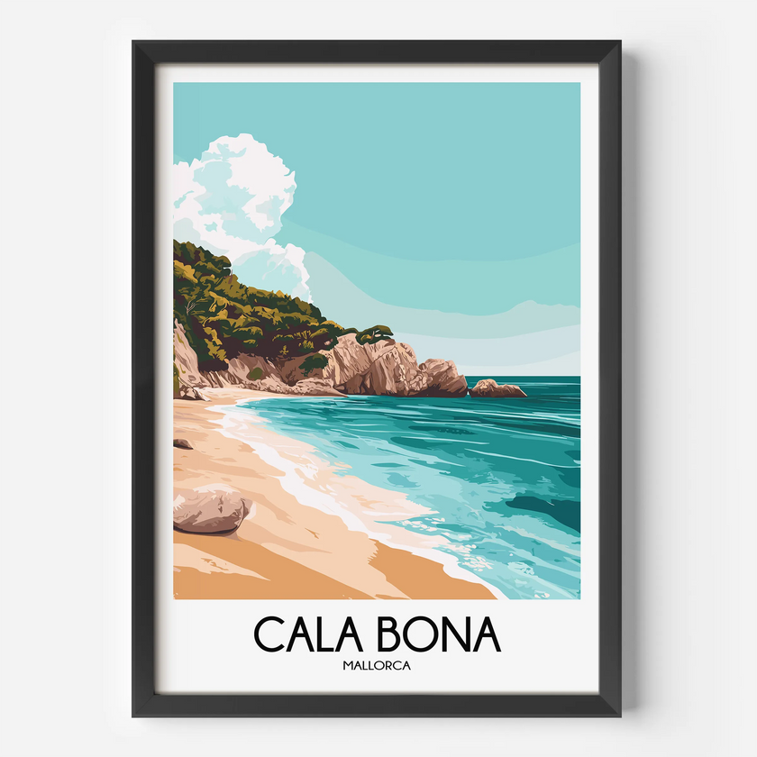 Cala Bona Minimalist Wall Art