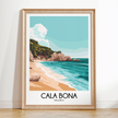 Cala Bona Souvenir Poster Print