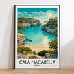 Cala Macarella Minimalist Wall Art