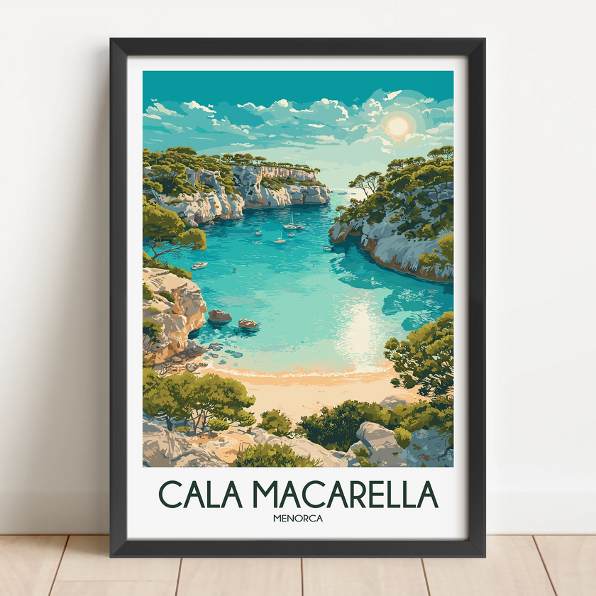 Cala Macarella Scenic Landscape Art