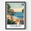 Cala Millor Modern Travel Poster
