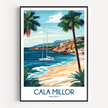 Cala Millor Souvenir Poster Print