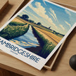 Cambridgeshire Destination Art Gift