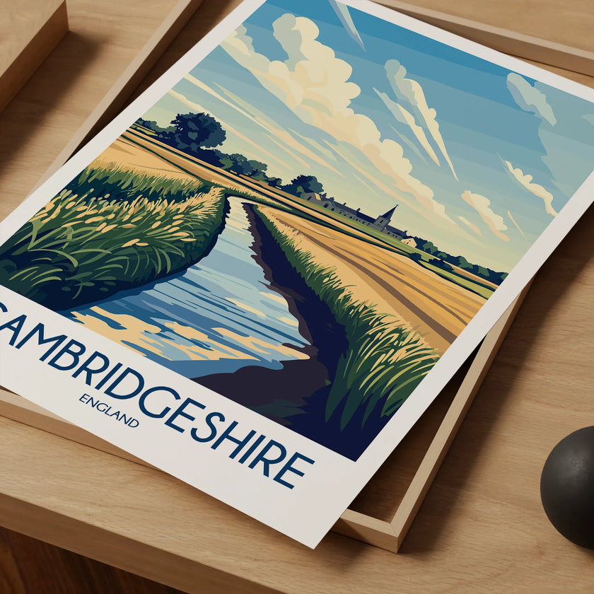 Cambridgeshire Destination Art Gift