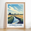 Cambridgeshire Minimalist Wall Art