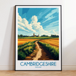 Cambridgeshire Minimalist Wall Art