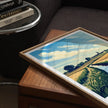 Cambridgeshire Retro Travel Illustration