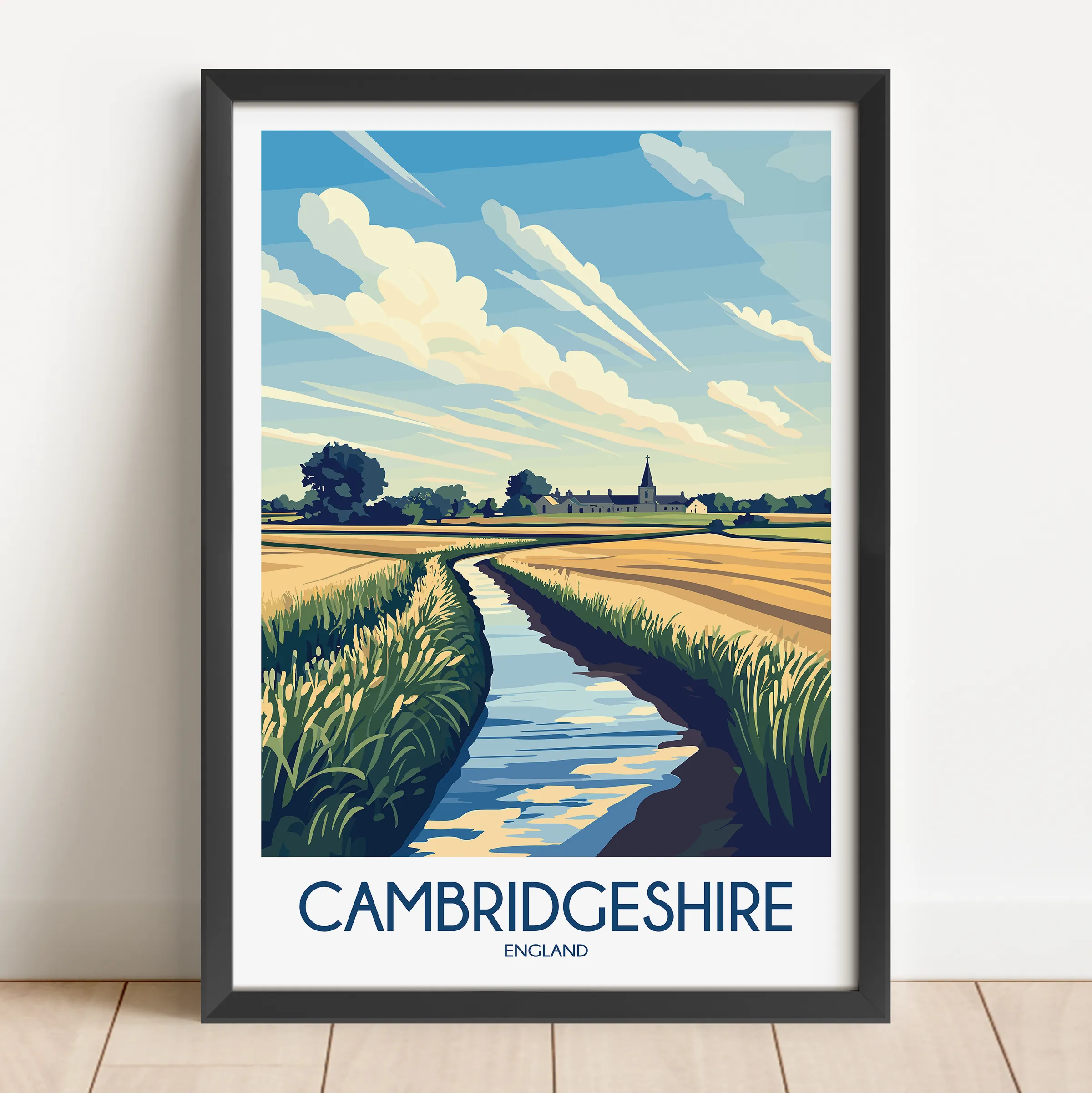 Cambridgeshire Scenic Landscape Art