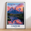 Canmore Modern Travel Poster