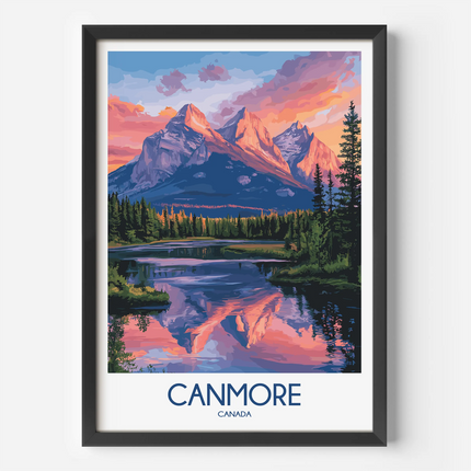 Canmore Vintage Style Print