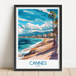 Cannes Souvenir Poster Print