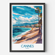 Cannes Vintage Style Print