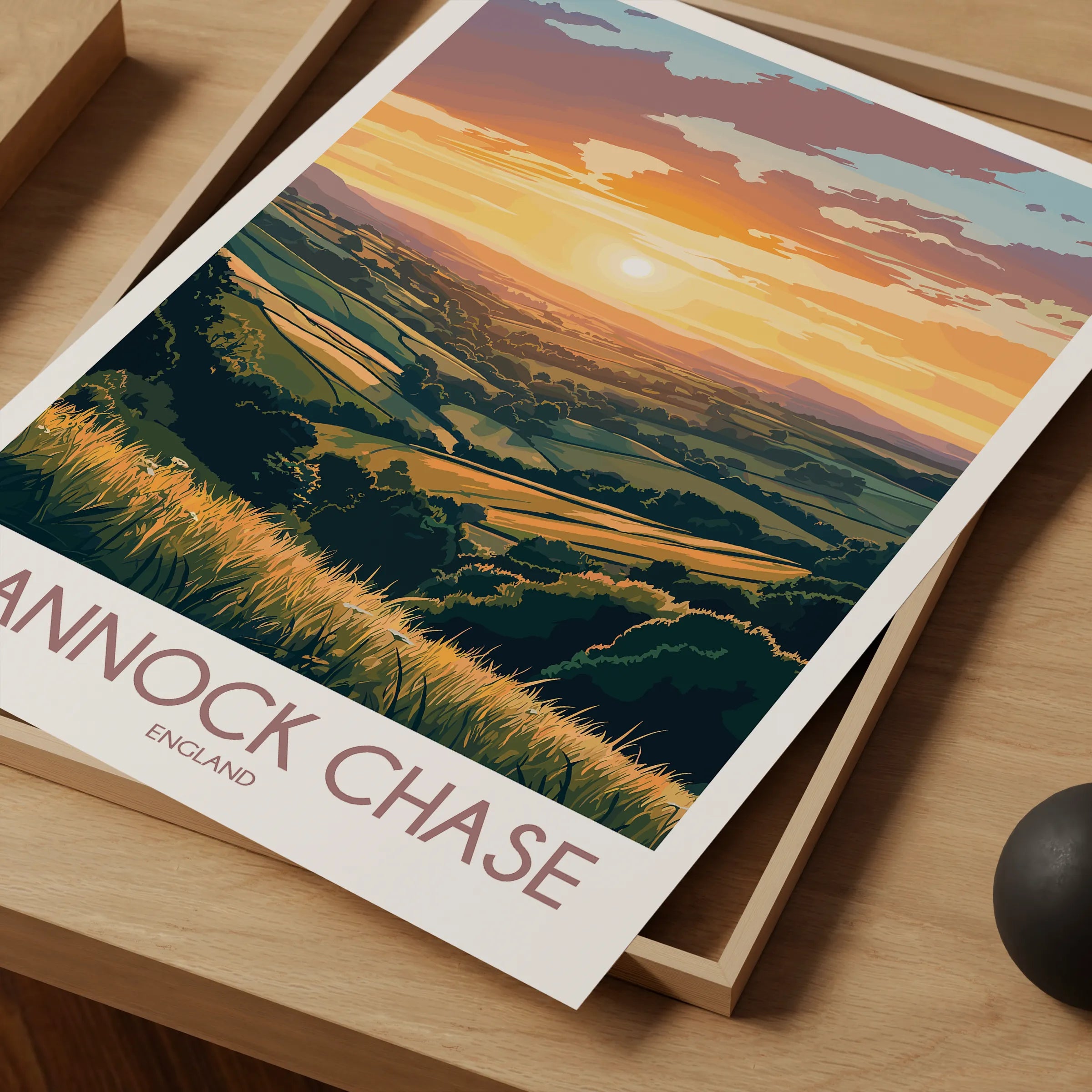 Cannock Chase Minimalist Wall Art