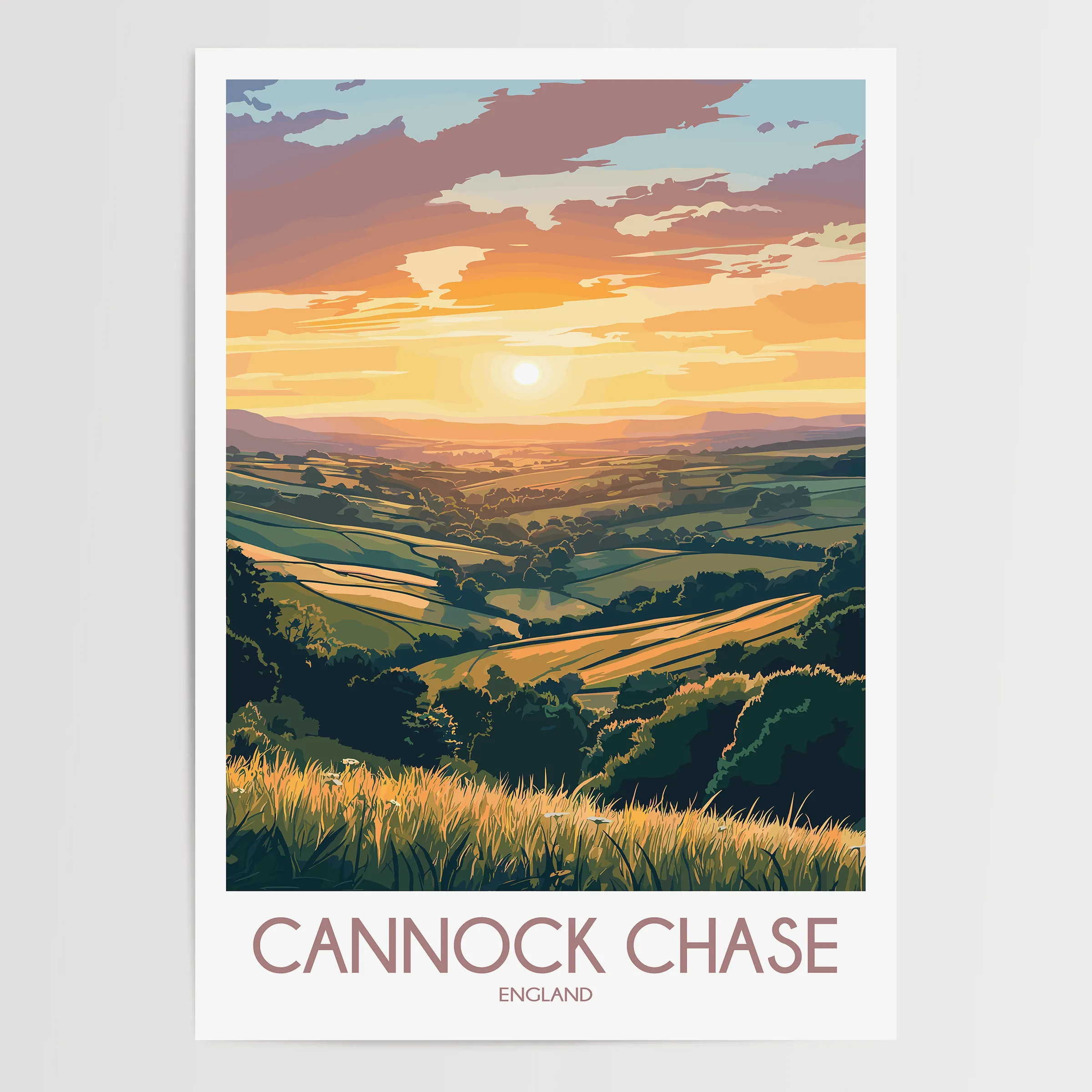 Cannock Chase Travel Memory Gift