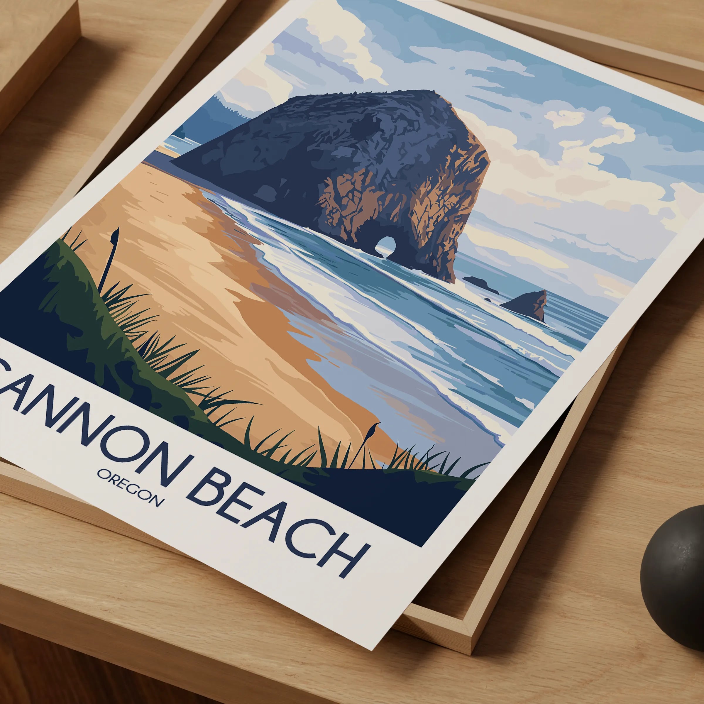 Cannon Beach Home Office Decor