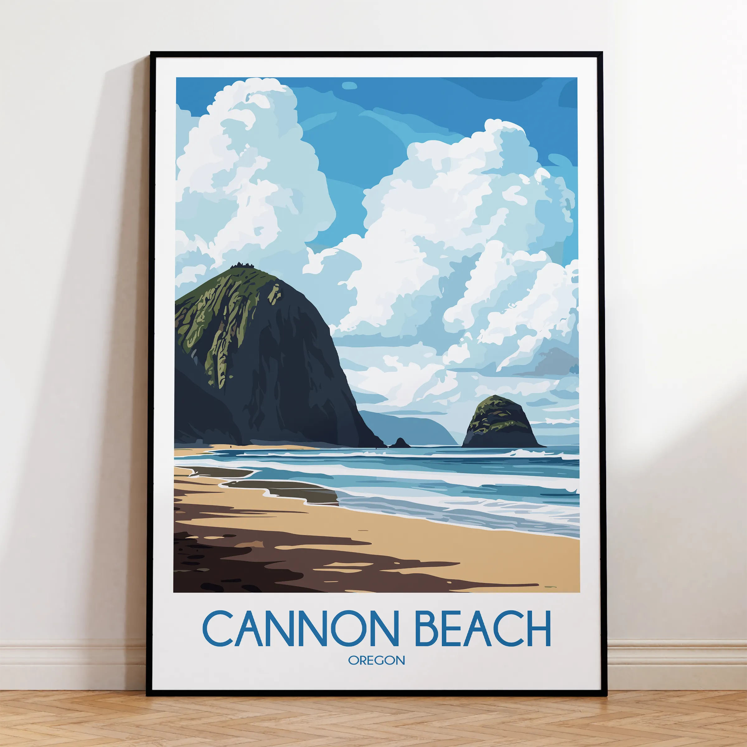 Cannon Beach Minimalist Wall Art