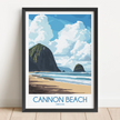 Cannon Beach Scenic Landscape Art
