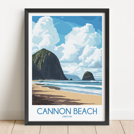 Cannon Beach Scenic Landscape Art