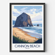 Cannon Beach Scenic Landscape Art
