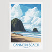 Cannon Beach Souvenir Poster Print
