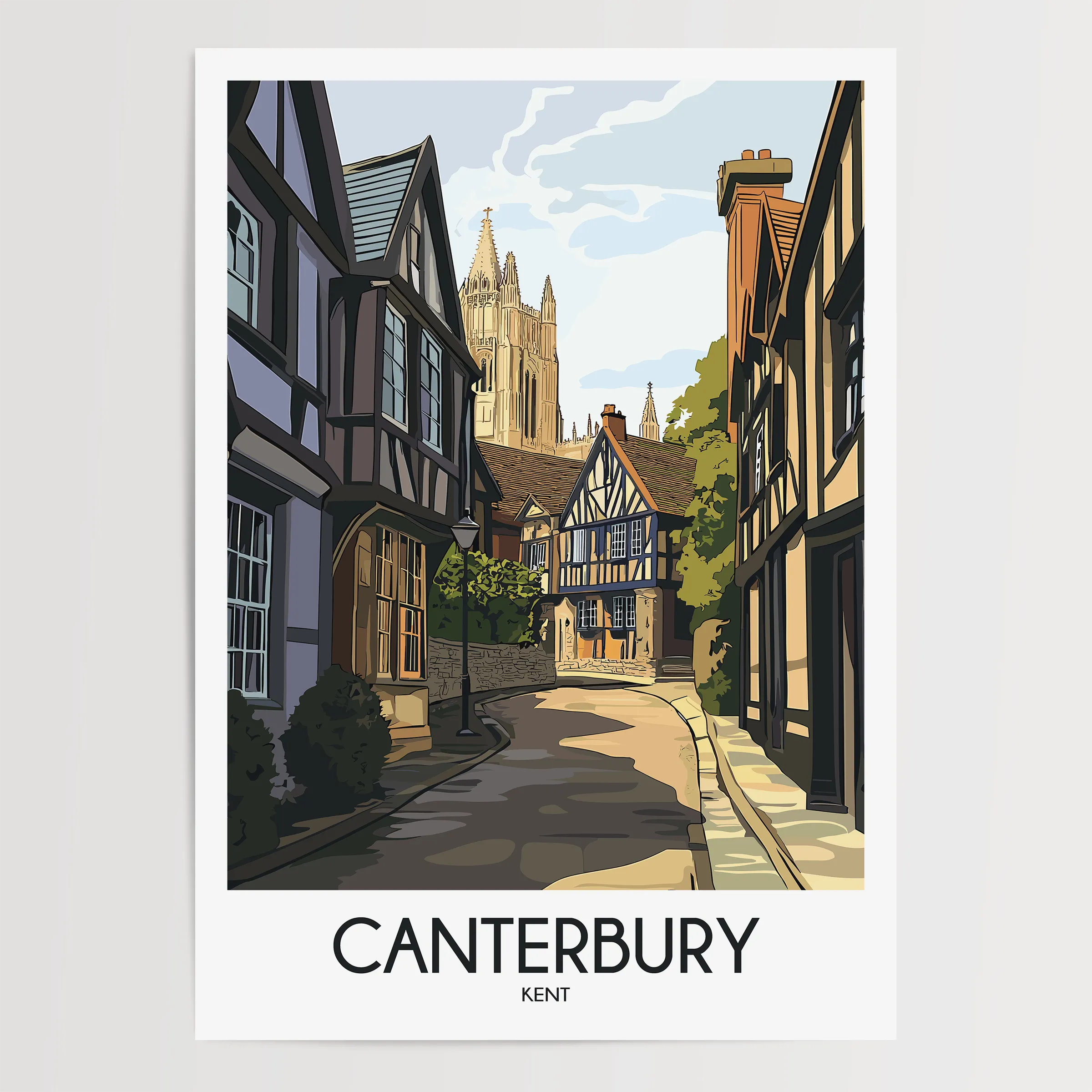 Canterbury Destination Art Gift