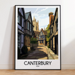Canterbury Souvenir Poster Print