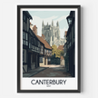 Canterbury Vintage Style Print